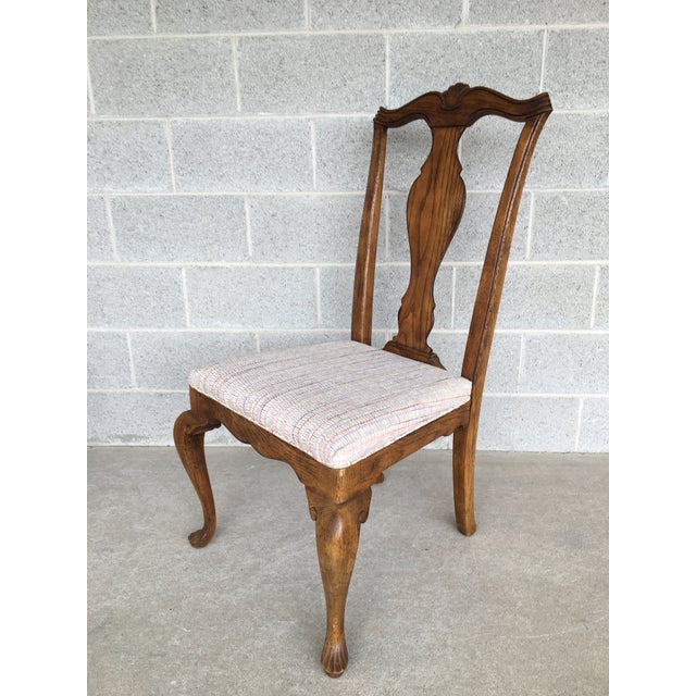 Drexel Heritage Chippendale Style Pecan Dining Chairs Set of 6 Chairish