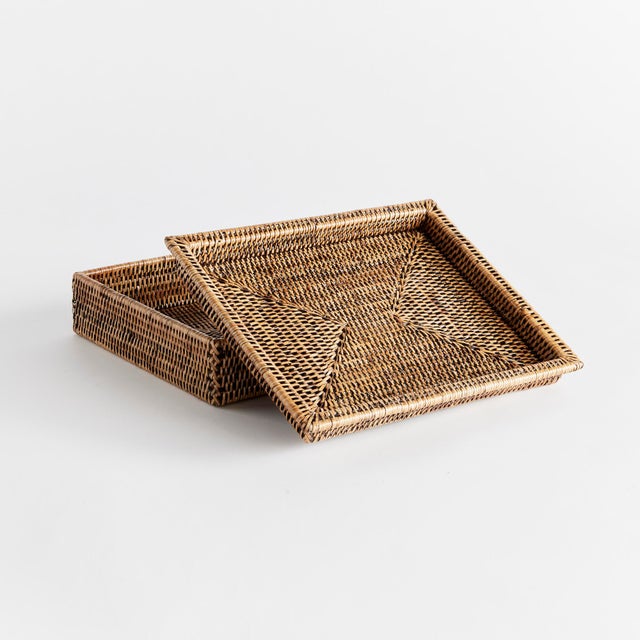 Now that you spend so much time in your home office, shouldn’t it be as stylish as you are? This Burma Rattan Lidded...