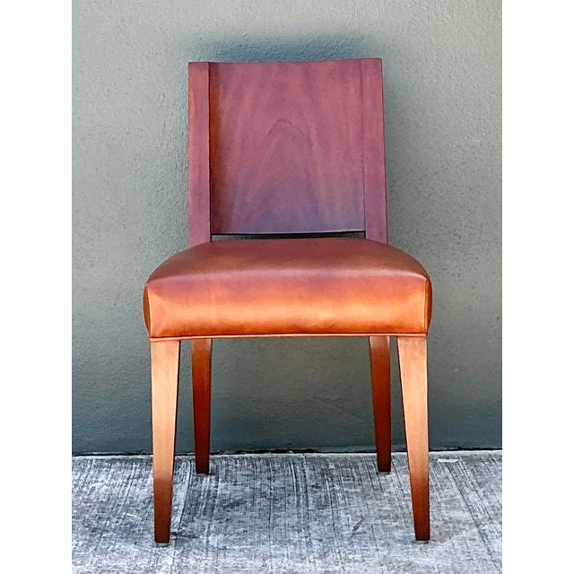 Exemplifying the understated luxury of the Ralph Lauren Home collection, this mahogany side chair strikes a perfect...