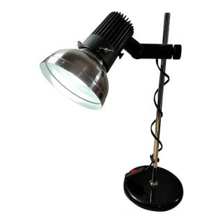 Vintage Industrial Articulating Adjustable Metal Desk Lamp For Sale