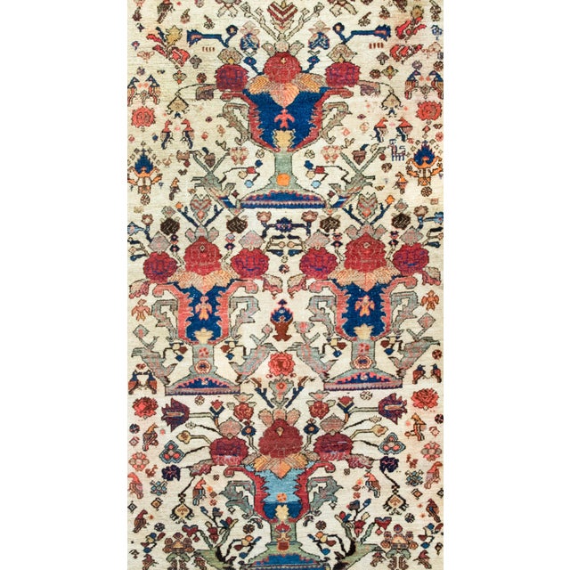 Early 20th Century Persian Senneh Rug For Sale - Image 10 of 16