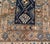 Late 19th Century Antique Blue Kazak Gallery Rug, Hand-Knotted Wool, Caucasus 3'10 X 9'8 For Sale - Image 5 of 12