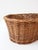 Wood Vintage Wicker Basket For Sale - Image 7 of 11