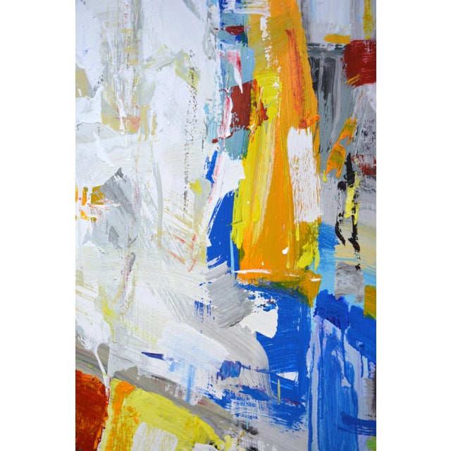 "Abstract Sailboat." Original Painting For Sale - Image 6 of 9
