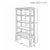 Matthew Izzo Home Cavalier Ming Style Five Shelf Etagere in Woven Rattan For Sale - Image 9 of 10
