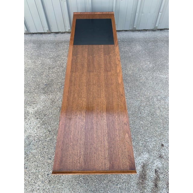 1960s Merton L. Gershun for Dillingham "Esprit" Walnut Coffee Table For Sale - Image 9 of 10