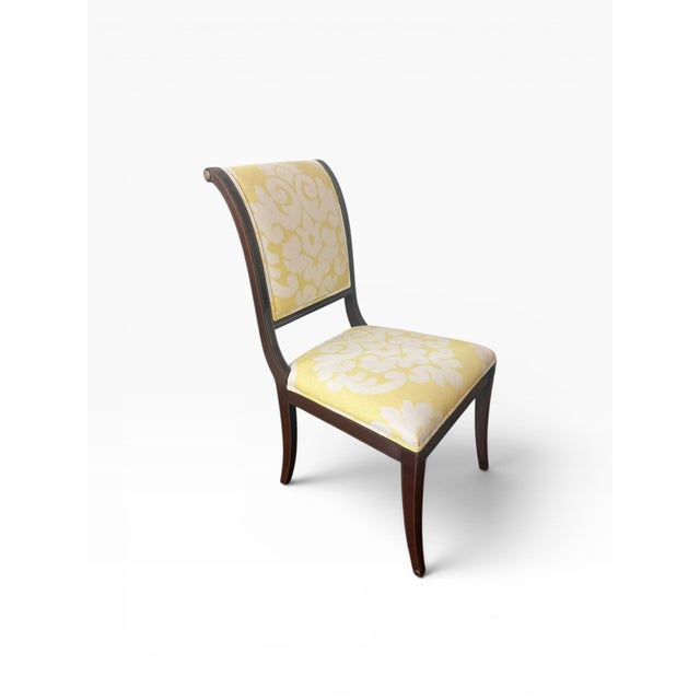 Wood Set of 10 Kindel Neoclassical Mahogany Dining Chairs – 8 Side Chairs & 2 Armchairs For Sale - Image 7 of 18