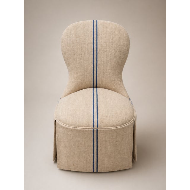 Antique French Slipper Chair For Sale - Image 4 of 5