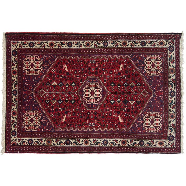 Vintage Abadeh Rug - 3'5" X 5' For Sale - Image 9 of 9