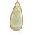 Contemporary 18K Yellow Gold Mother-of-Pearl & Diamond Teardrop Earrings For Sale - Image 10 of 12