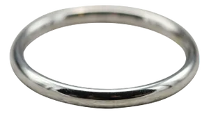 Ladies Classic Thin 14K Gold Wedding Band