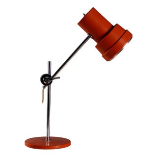 Red Table Lamp, 1960s For Sale
