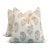 Honey Gold and Ivory Botanical Pillows - A Pair For Sale