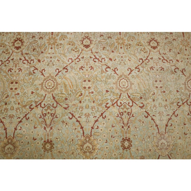 Antique Zabihi Collection Turkish Sivas Elegant Room Size Rug - 8'9" x 11'10" For Sale In New York - Image 6 of 9