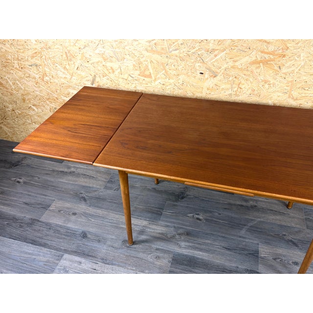Vintage Danish Teak Dining Table, 1960s For Sale - Image 10 of 18