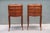 1920s Pair of French Louis XV Style Rosewood Side Tables Nightstands For Sale - Image 12 of 14