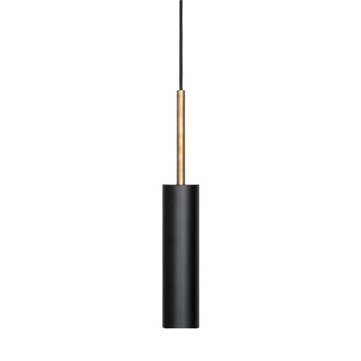 Large Black Brass Stav Ceiling Lamp by Johan Carpner for Konsthantverk For Sale