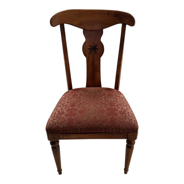 1990s Ethan Allen Country Crossing Dining Side Chair For Sale