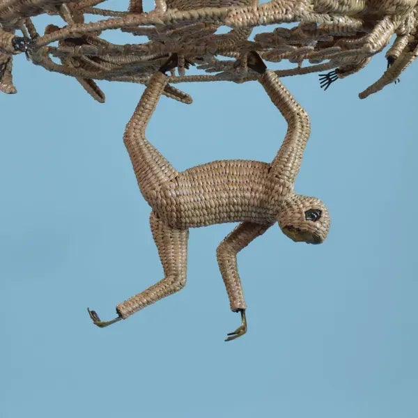 Oversize Toucan Parrot and Large Monkey Chandelier By Mario Lopez Torres For Sale - Image 10 of 11