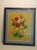 Textile VTG 1970s Framed Crewel Floral Bouquet Needlework Art Mid-Century Retro For Sale - Image 7 of 10