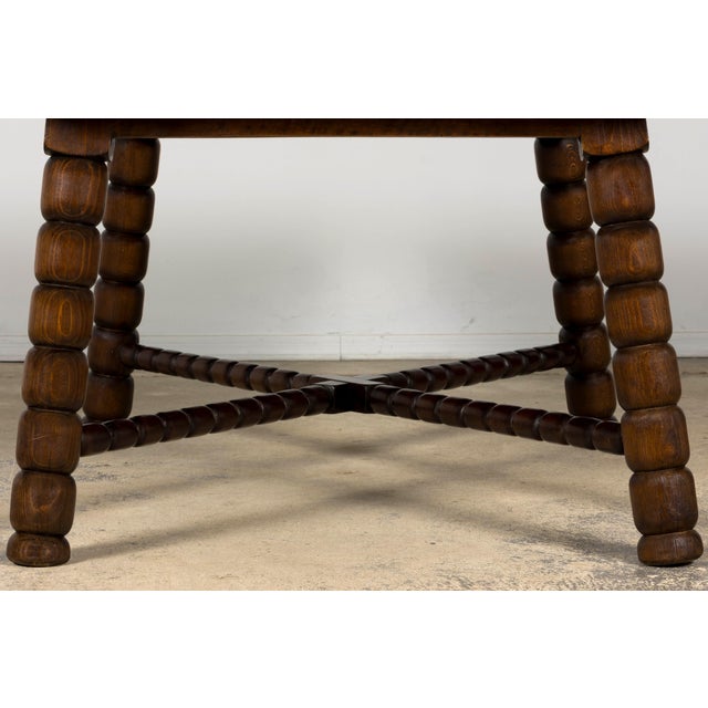 Late 19th Century English Jacobean Style Walnut Extendable Dining Table For Sale - Image 13 of 18