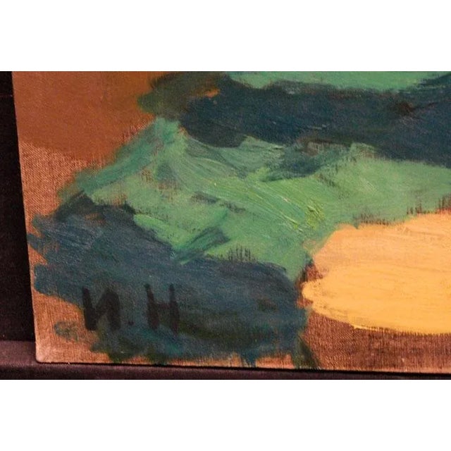 2000 - 2009 "Pink Rose in a Morning" Igor Nevsky Original Expressionist Oil Painting on Canvas For Sale - Image 5 of 6