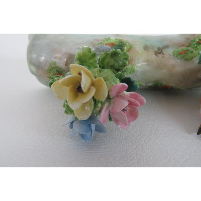 Crown Staffordshire Porcelain Goldfinch Bird Figurine Designed by Jt Jones 4897b For Sale - Image 12 of 15