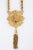 Gold 1960s Shield Medallion Necklace For Sale - Image 8 of 9