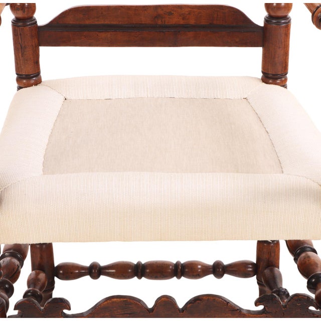 Wood French Arts & Crafts Turned Armchair, 19th C. For Sale - Image 7 of 9