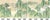 36" * H108"/Panel* 9ps, Chinese Traditional Gongbi Blue-Green Landscape Wallpaper, 9 Panels For Sale