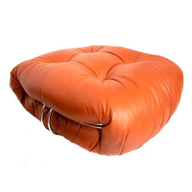 Set of Soriana Chair with Ottoman by Afra & Tobia Scarpa, 1970s For Sale - Image 10 of 13