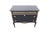 1950s 1950s Gustavian Haupt Chest With Three Drawers in a Black Finish With Brass Detailing For Sale - Image 5 of 7