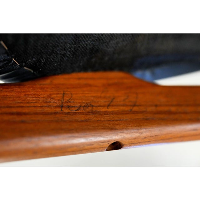 1950s Pair of Arne Vodder for Bovirke Bo-92 Armchairs – Danish Mid Century Modern Teak For Sale - Image 17 of 18