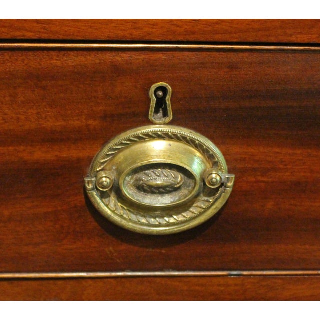 Circa 1780-1800 George III Straight Front Chest of Drawers For Sale - Image 4 of 9