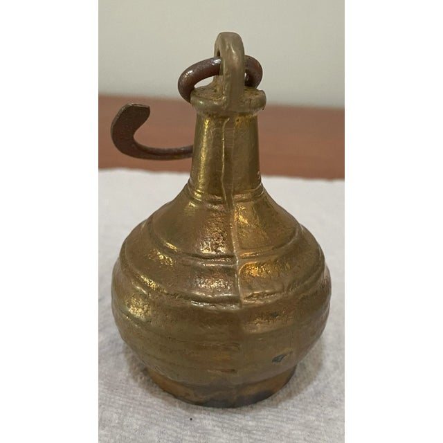 Set of 3 Antique Greek Brass Weights For Sale - Image 4 of 9