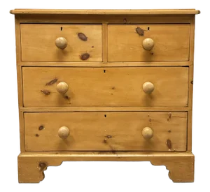 19th Century English Pine Chest of Drawers