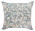 Deauville Embroidered Linen Throw Pillow Cover 18 X 18 For Sale