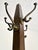 Mid-Century Modern Antique Mission Oak Freestanding Hall Tree Coat Rack C. 1910 For Sale - Image 3 of 6