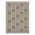 Rug & Kilim’s Scandinavian Style Rug With Beige-brown and Blue Patterns 6x9 For Sale