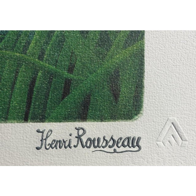 After Le Douanier Rousseau, The Meal of the Lion, Lithograph For Sale - Image 3 of 11