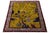 Antique Chinese Art Deco "Peking" Gold Wool Area Rug Garden Motif (1920s) For Sale - Image 4 of 12