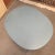 Rustic 1970s Country Rustic Teal Painted Oval Side Table For Sale - Image 3 of 11