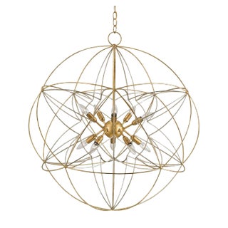 Currey & Company Zenda Orb Chandelier For Sale