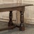Coffee 19th Century Rustic Country French Trestle Banquet Table For Sale - Image 8 of 17