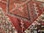 Vintage Persian Shiraz Tribal Area Rug, Hand-Knotted Wool, Geometric Pattern, Burgundy & Ivory, 5x10 For Sale In Chicago - Image 6 of 18