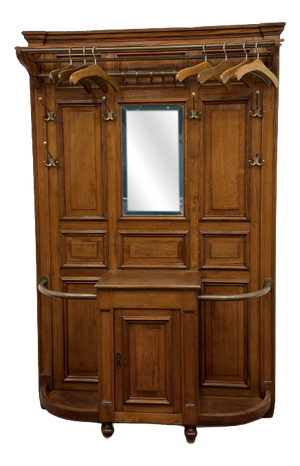 English Wardrobe Coat Rack