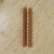 Chinoiserie Bamboo Taper Candles in Vanilla Caramel - A Pair For Sale - Image 3 of 3