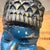 Blue and Gold-Toned Bust Figurines Male & Female Paper Weights For Sale - Image 13 of 15