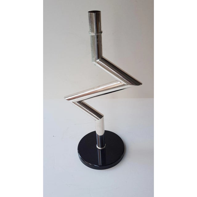 Vintage Silver-Plated Candleholder from Wilkens For Sale - Image 4 of 5