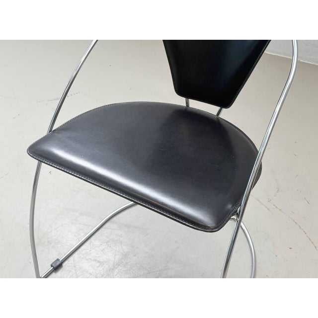 Italian Linda Model Chair by Arrben, 1980s For Sale - Image 6 of 13